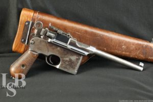 Model 1896 Broomhandle Large Ring Flat Side 7.63mm .30 Mauser Pistol, C&R