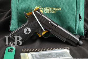 NIB Nighthawk Custom AAC-T Recon W/Rail Suppressor Ready 1911 .45 ACP