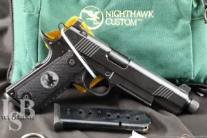 NIB Nighthawk Custom AAC-T Recon W/Rail Suppressor Ready 1911 .45 ACP