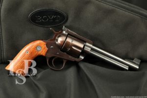 Nicely Plumed Ruger New Model Blackhawk Bisley In .41 Magnum 5.5”, 1986