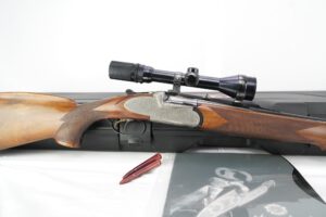 PERUGINI & VISINI EMPEROR II 4000S .375 H&H 26" OVER UNDER DOUBLE RIFLE & BOX