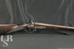 Parker Brothers Under Lifter 12 GA SXS Hammer Double Shotgun, 1874 Antique