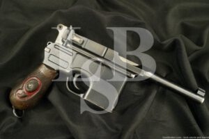 Police Mauser C96 C-96 M1916 Red 9 Broomhandle 9mm Semi-Auto Pistol C&R