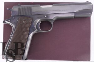 Post-War Colt Super .38 Automatic Blue 5" 1911 Semi-Auto Pistol, 1949 C&R