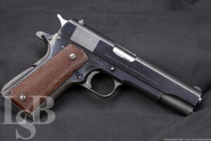 Post-War Colt Super .38 Automatic Blue 5" 1911 Semi-Auto Pistol, 1953 C&R