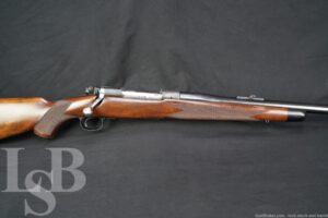 Pre-64 Winchester Model 70 Super Grade .375 H&H Magnum Bolt Rifle, C&R