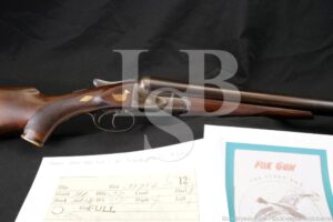 Pre-Savage A.H. Fox HE Grade Super Fox 12 GA 3" SXS Double Shotgun 1926 C&R