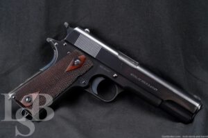 Pre-WWI Colt Model of 1911 U.S. Army .45 ACP Semi-Automatic Pistol 1913 C&R