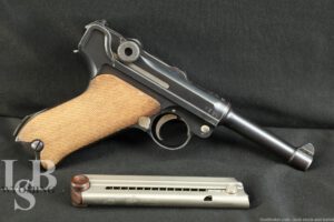 Pre-WWI DWM P.08 Double Date 9mm Luger Semi-Automatic Pistol, 1912/1920 C&R