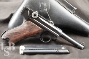 Pre-WWII German Mauser S/42 Luger P.08 9mm Semi-Automatic Pistol, 1937 C&R