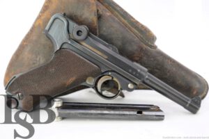 Pre-WWII German Mauser S/42 P.08 Luger 9mm Semi-Automatic Pistol, 1936 C&R