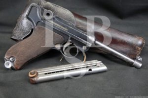 RARE Abercrombie & Fitch DWM Swiss Luger 9x19mm Para 4.75" Hammerli Barrel