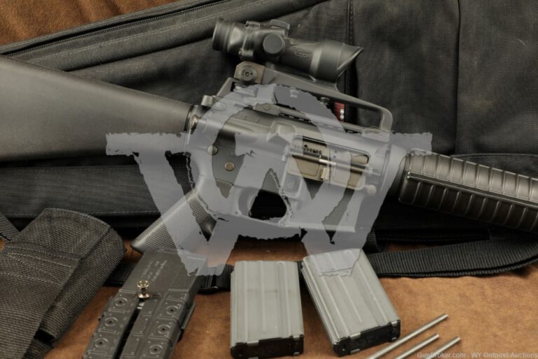 RARE Pre-Ban Colt Sporter Match HBAR R6601 AR-15 & Original Trijicon ...