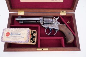 ROY ROGERS DALE EVANS COLT LIGHTNING .38 LC DOUBLE ACTION REVOLVER, 1902 C&R