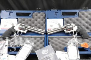 Rare Colt Anaconda Sequential Pair 6” Stainless .44 Mag Magnum Revolvers