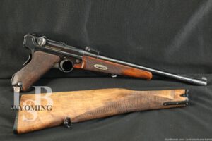 Rare DWM Luger Model 1902 Carbine .30 7.65x21mm Semi-Auto Pistol, 1903 C&R