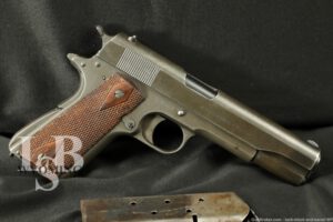 Rare X-Number Remington UMC Model 1911 US Army .45 Semi-Auto Pistol, C&R