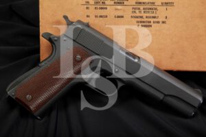 Remington Rand 1911-A1 1911A1 .45 ACP Semi-Automatic Pistol & Box, 1943 C&R