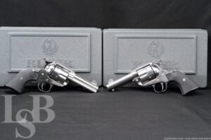 Ruger New Vaquero Consecutive Pair .45 Colt 3.75" SA 6 Shot Revolver 2008