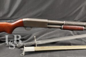 S-Prefix US Vietnam War Ithaca 37 Featherlight 20" 12 GA Riot Gun, 1963 C&R
