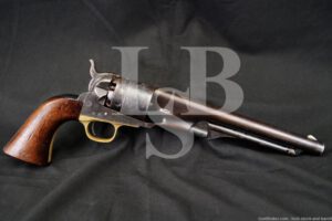 Sharp! Civil War Colt 1860 Army .44 Cal Percussion Revolver, 1863 Antique