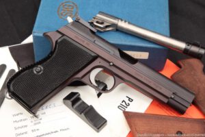 Sharp! SigArms Inc Model P210-5 Target 9mm 5 7/8" Semi-Auto Pistol MFD 1983