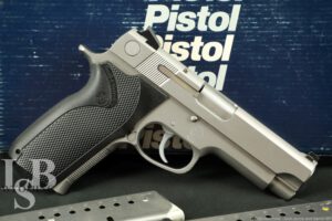 Smith & Wesson Model 1076, Satin Stainless Steel DA Only, MFD 1990s
