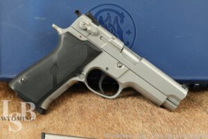 Smith & Wesson Model 4006 .40 Cal Semi-Automatic Pistol Stainless, Two Mags