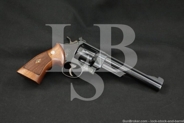 Sw 4555 Smith & Wesson S&W 1955 .45 Target Model Pre 25 .45 ACP 6.5″ Revolver C ...