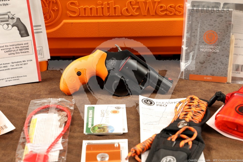 Smith & Wesson S&W Airweight 360 .357 1.75” Revolver Pistol Survival Kit