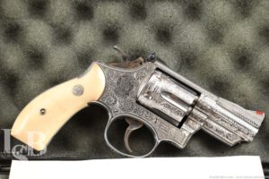 Smith & Wesson S&W Mod 66 .357 Mag 2.5” Revolver 1974 (A) Engraved Ivory