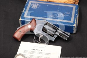 Smith & Wesson S&W Model 40 Centennial Blue .38 Spl Revolver, 1955-1966 C&R