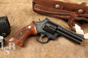 Smith & Wesson S&W Model 586 .357 Magnum 4" DA/SA Revolver 198# & Holster