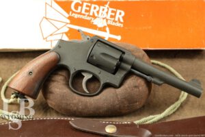 Smith & Wesson Victory Model .38 Spl 5” WWII Revolver 1942-1945 C&R w/Knife