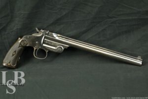 Smith and Wesson Nickel Model of 91 Single Shot Target with 10inch C&R