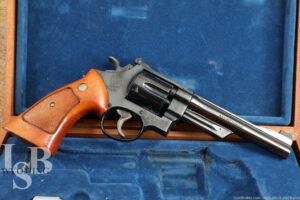 Smith and Wesson S&W Model 27-2 357 Magnum SA/DA 6” Revolver MFD 1980