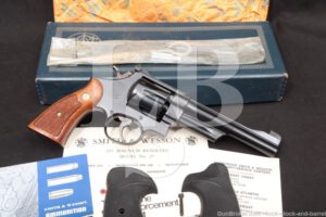 Smith & Wesson S&W Model 27-2 6" Blue The .357 Magnum Revolver, MFD 1973