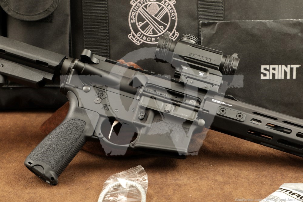 Springfield Armory Saint Victor AR-15 Pistol 5.56 w/Spitfire Prism Red Dot