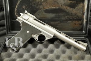 Stainless Auto Mag Corporation .44 AMP Model 180 Semi Auto Pistol W/ Case