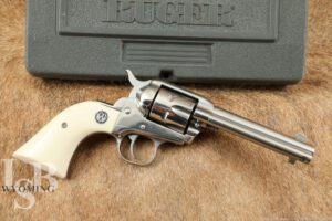 Stainless Ruger New Model Single Six #06510 .32 H&R 4 5/8” Revolver MFD 200