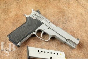 Stainless Smith & Wesson S&W Model 1006 5” 10mm Semi Auto Pistol & 2 Mags