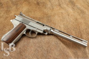 Stainless Wildey Survivor .45 Win Mag 10” Barrel Gas Operated Pistol & Mag