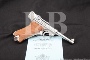 Stoeger American Eagle Luger Stainless 4" 9mm Semi-Auto Pistol, 1994-2000s