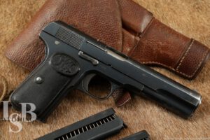 Swedish FN Model 1903 9X20 Browning Long Semi Automatic Pistol C&R
