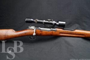 Swedish M/41B Sniper Matching M41B 1896 Mauser Scope 6.5x55 Bolt Rifle C&R