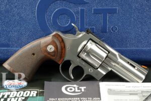 The NEW COLT Python .357 Magnum DA/SA Stainless Revolver, 3 Inch Model D
