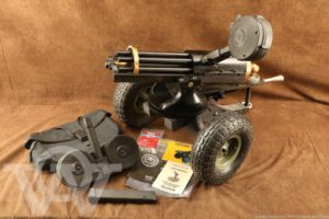 Tippmann Armory Classic 9mm Gatling Gun Hand Crank Action 8 Barrel