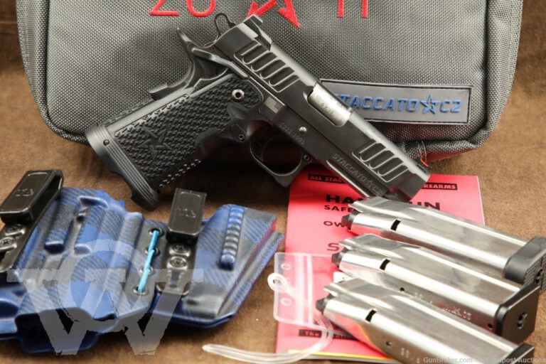 2011 Compact Top-Tier Staccato 2011 C2 9mm 3.9” Semi-Auto Compact Carry Pistol w ...