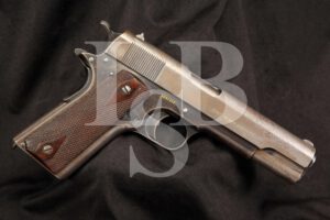 U.S. Navy Colt Model 1911 .45 ACP Semi Auto Pistol, MFD 1914 C&R