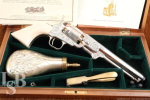 Uberti Limited Edition Hickok 1851 Navy Engraved Black Powder Revolver